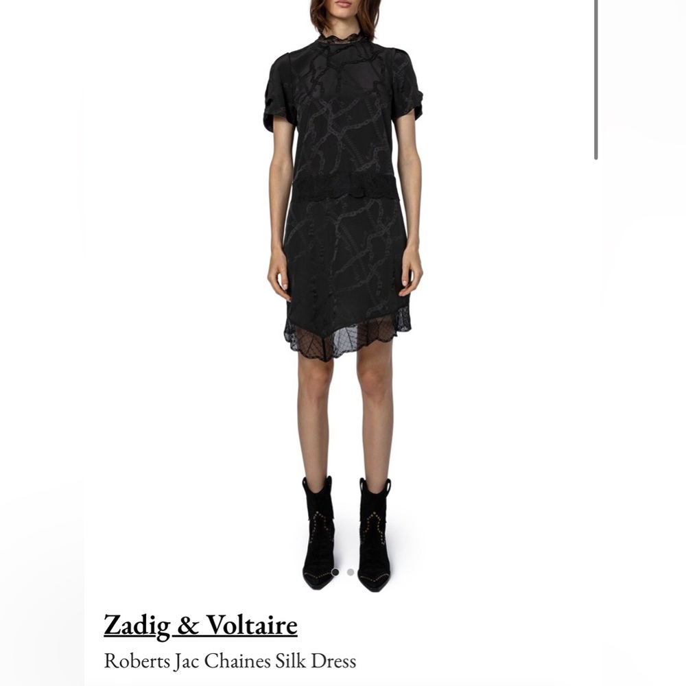 Zadig & Voltaire Chain Lace Dress